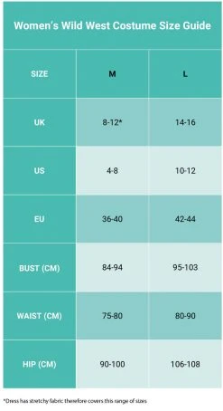 Bodysocks Women's Western Costume Women's Halloween Costumes