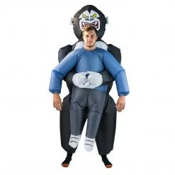 Bodysocks Inflatable Lift You Up Gorilla King Costume Men's Halloween Costumes