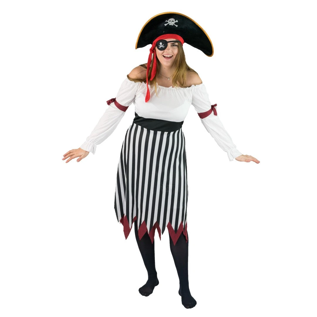 Bodysocks Women's Halloween Costumes Women's Traditional Pirate Costume 1 Bodysocks Women's Halloween Costumes Women's Traditional Pirate Costume