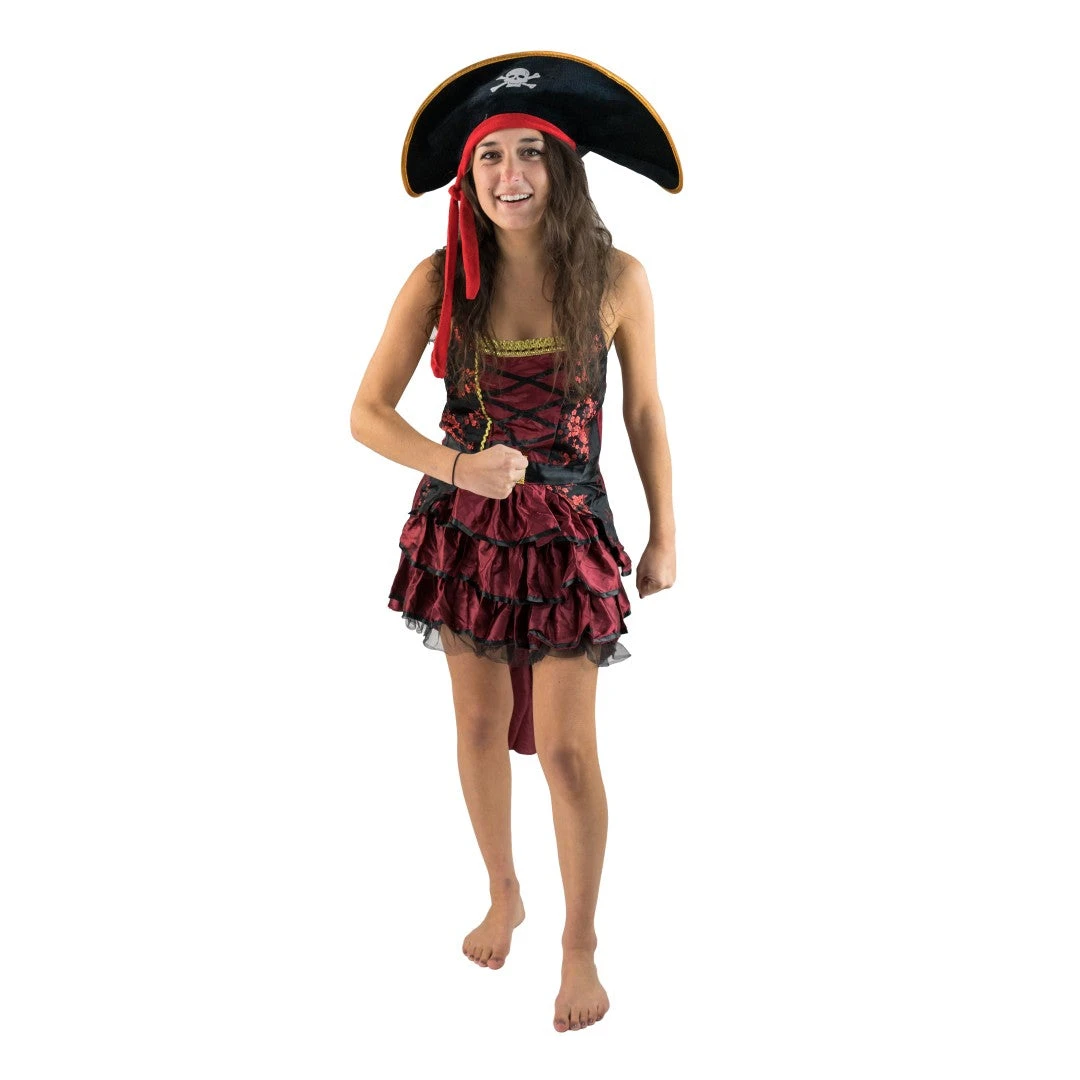 Bodysocks Women's Halloween Costumes Women's Posh Pirate Costume 1 Bodysocks Women's Halloween Costumes Women's Posh Pirate Costume