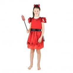 Bodysocks Girls Halloween Costumes Kids Devil Costume
