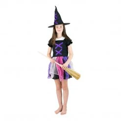 Bodysocks Girls Halloween Costumes Kids Witch Costume