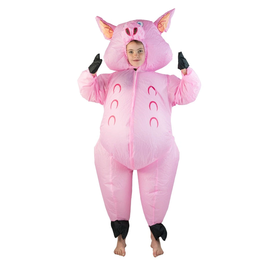 Bodysocks Kids Inflatable Pig Costume 1 Bodysocks Kids Inflatable Pig Costume