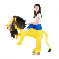 Bodysocks Kids Inflatable Lion Costume Boys Halloween Costumes