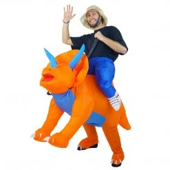 Bodysocks Men's Halloween Costumes Inflatable Triceratops Costume