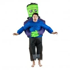 Bodysocks Men's Halloween Costumes Inflatable Lift You Up Frankenstein's Hostage Costume