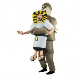 Bodysocks Men's Halloween Costumes Inflatable Lift You Up Mummy Costume
