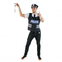 Bodysocks Men's Halloween Costumes Men's Policeman Costume