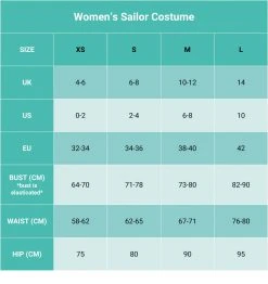 Bodysocks Women's Retro Sailor Costume Women's Halloween Costumes 5 Bodysocks Women's Retro Sailor Costume Women's Halloween Costumes