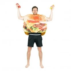 Bodysocks Men's Halloween Costumes Burger Costume