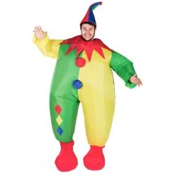 Bodysocks Men's Halloween Costumes Inflatable Clown Costume