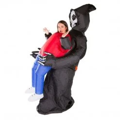 Bodysocks Inflatable Lift You Up Grim Reaper Costume Men's Halloween Costumes