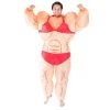 Bodysocks Men's Halloween Costumes Inflatable Lady Muscle Suit Costume