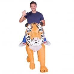 Bodysocks Men's Halloween Costumes Inflatable Tiger Costume