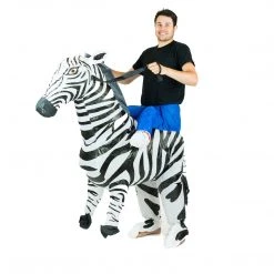 Bodysocks Inflatable Zebra Costume Men's Halloween Costumes