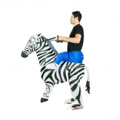 Bodysocks Inflatable Zebra Costume Men's Halloween Costumes