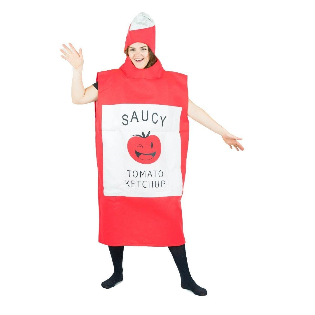 Bodysocks Men's Halloween Costumes Ketchup Costume 4 Bodysocks Men's Halloween Costumes Ketchup Costume