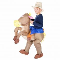 Bodysocks Boys Halloween Costumes Kids Inflatable Cowboy Costume