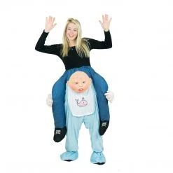 Bodysocks Men's Halloween Costumes Piggyback Baby Costume