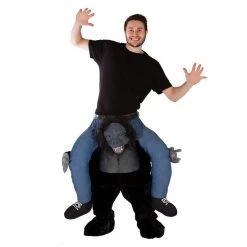 Bodysocks Men's Halloween Costumes Piggyback Gorilla Costume