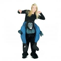 Bodysocks Men's Halloween Costumes Piggyback Gorilla Costume