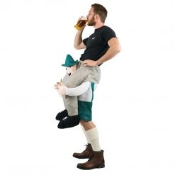 Bodysocks Men's Halloween Costumes Piggyback Lederhosen Costume