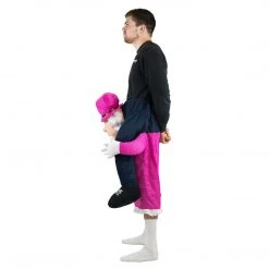Bodysocks Piggyback Queen Elizabeth Costume Men's Halloween Costumes
